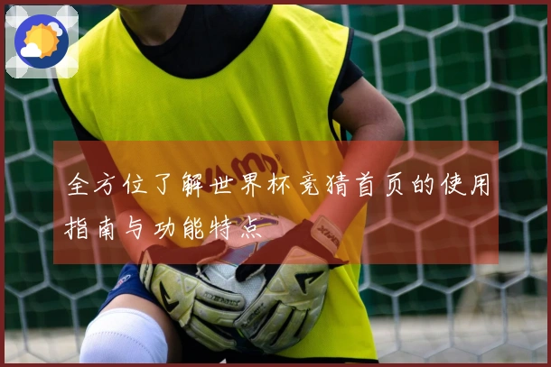 全方位了解世界杯竞猜首页的使用指南与功能特点